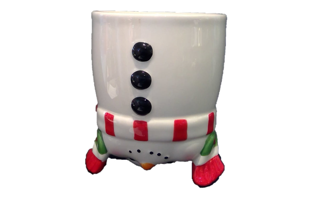 Snowman's Thawing Reusable Coffee Mug Diamond Candle