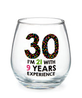 Birthday Milestone Stemless Wine Cup