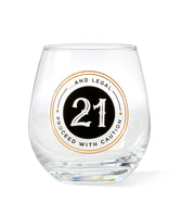 Birthday Milestone Stemless Wine Cup