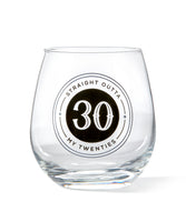 Birthday Milestone Stemless Wine Cup