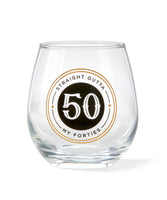 Birthday Milestone Stemless Wine Cup