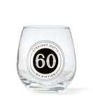 Birthday Milestone Stemless Wine Cup