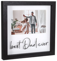 BEST DAD EVER Shadowbox Frame