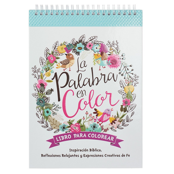 Libro para colorear "La Palabra en color" (WORD IN COLOR wire-bound coloring book)