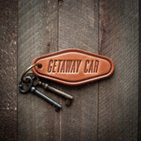 Leather Motel-style Keychain