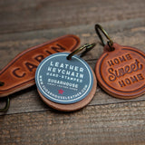 Leather Motel-style Keychain