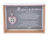 MOMS ARE LIKE BUTTONS Necklace Gift Set