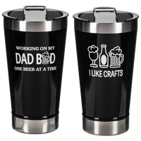 Dad on the Go Beer Tumbler