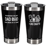 Dad on the Go Beer Tumbler