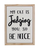 Ceramic Tile Pet Sign