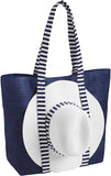 Beach Hat & Tote Set